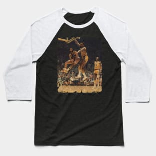Wilt Chamberlain in Lakers Baseball T-Shirt